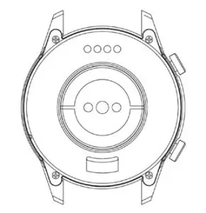 DAS 4 SG24 Brown Leather Strap Smartwatch - charger correctly