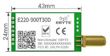 E220-900T30D LoRa Wireless Module fig1