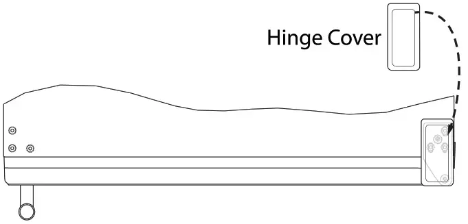 U-Line Crescent Ice Maker - Hinge Cover