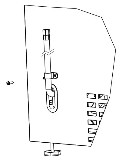 U-Line Crescent Ice Maker - Install retaining clip