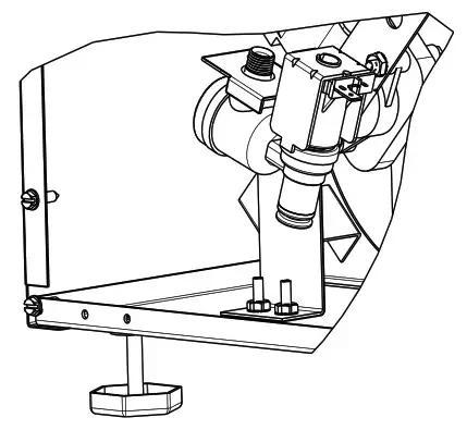 U-Line Crescent Ice Maker - Locate water valve inlet