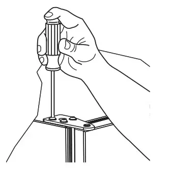 U-Line Crescent Ice Maker - Remove pivot screw from hinge