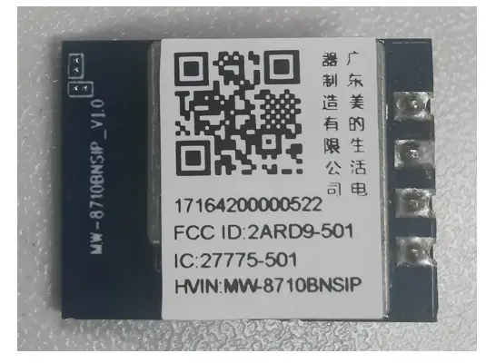 Guangdong Midea Consumer Electric Manufacturing WM 8710BNSIP WIFI Module
