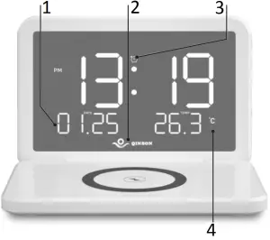 Shenzhen Siyi Technology JY-118 Wireless Charging Clock