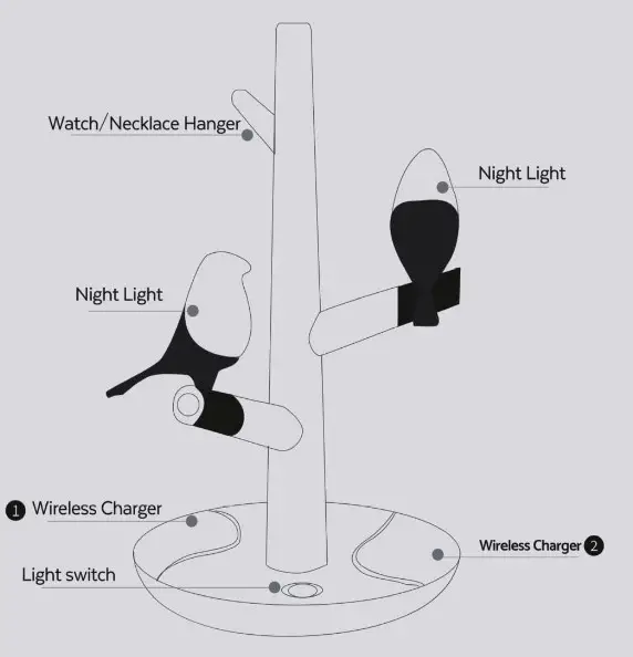 Design Identification Pte YT-M1601-2WB Bedside Lamp- Overview