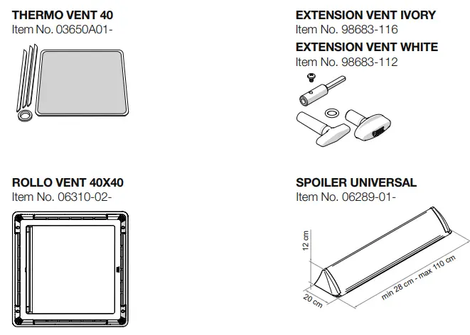 FIAMMA CF10202 Turbo Vent 40 Skylight fig16