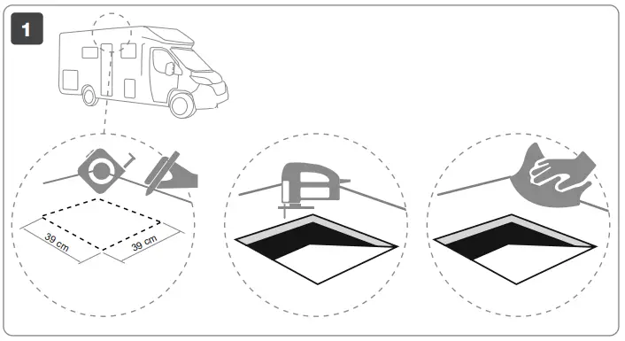 FIAMMA CF10202 Turbo Vent 40 Skylight fig6