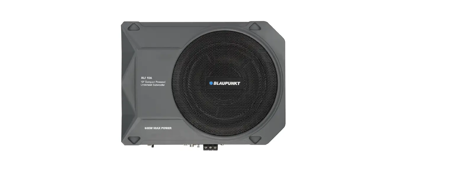 Blaupunkt Xlf 10a Underseat Active Subwoofer User Manual