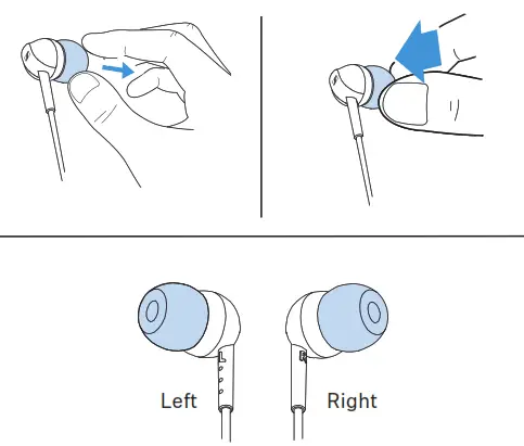 SENNHEISER Headphones CX 350BT - Replacing ear adapters