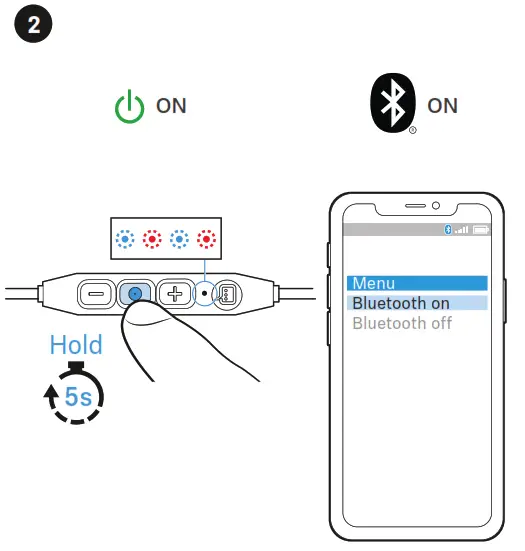 SENNHEISER Headphones CX 350BT - appairer
