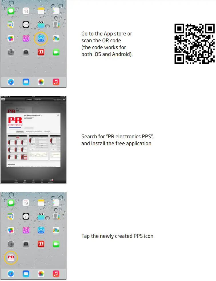 PR electronics 4512 Bluetooth Communication Enabler User Manual - App download