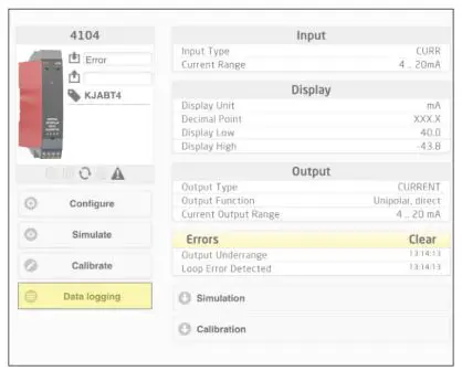 PR electronics 4512 Bluetooth Communication Enabler User Manual - Select “Data logging” in the left-hand side