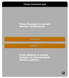 PR electronics 4512 Bluetooth Communication Enabler User Manual - Start the PPS app and choose Bluetooth
