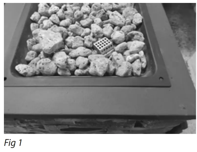 KETTLER KLFP202 0300 Kalos Stone gas Fire Pit Table - fig 1