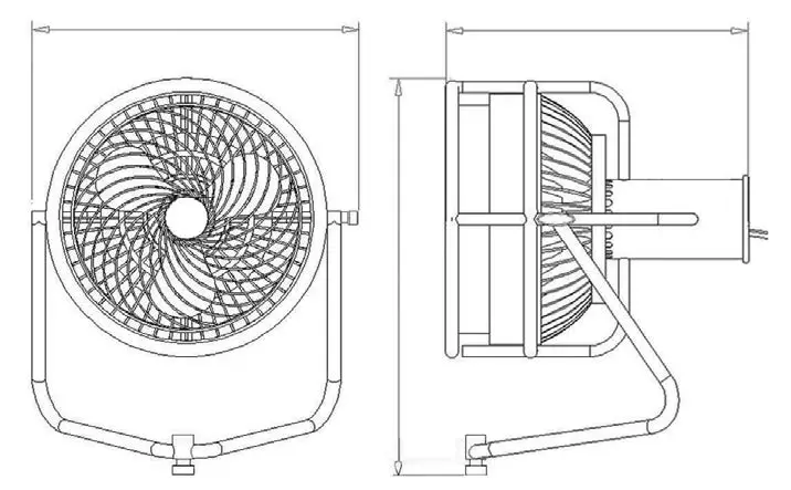 tmb ProFan Powerful Variable Speed Professional Fan fig-14