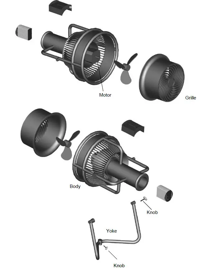 tmb ProFan Powerful Variable Speed Professional Fan fig-2