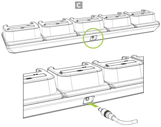 Charging via DC Connector