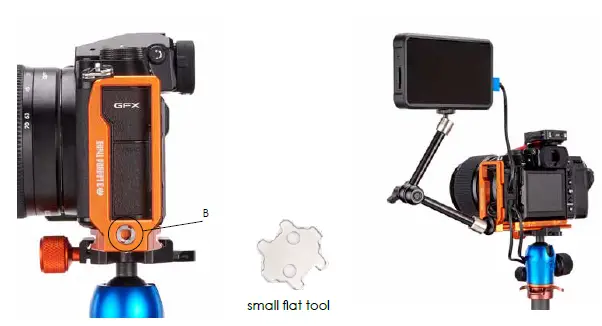 GRACY Fujifilm GFX 50S II and 100S Dedicated L-Bracket 3