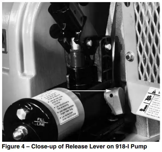FIG 10 Operating the 918-I Roll Groover