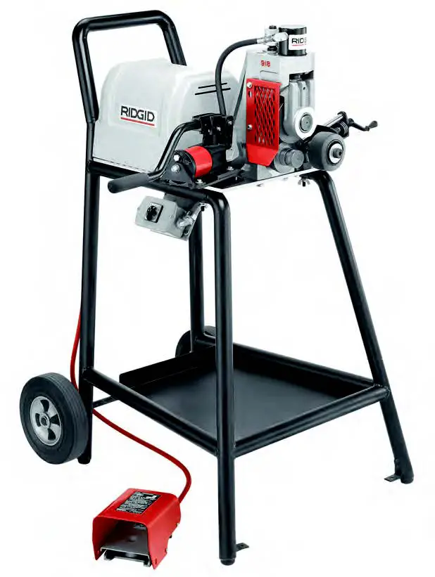 Ridgid 918-i Heavy Duty Roll Grooving Machine Instruction Manual Ridgid 918-i Heavy Duty Roll Grooving Machine Instruction Manual