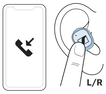 SENNHEISER CX200TW1 CX True Wireless In Ear Headphones - Reject call