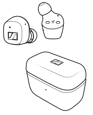 SENNHEISER CX200TW1 CX True Wireless In Ear Headphones