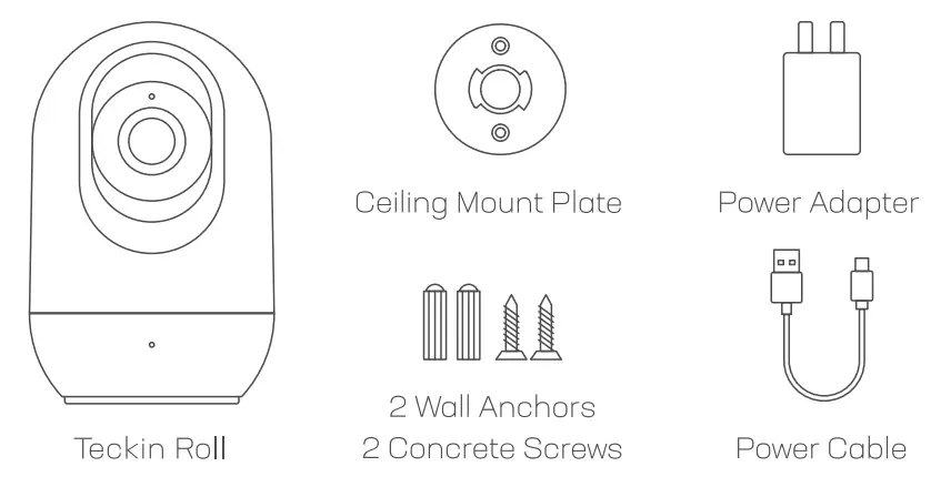 Teckin TR100 1080 HD Multi Angle Zoom Camera
