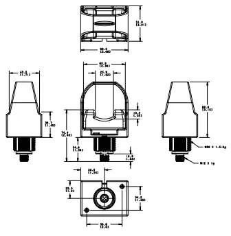 BANNER-VTB-Series-VTBN6-Pick-To-Light-Optical Touch Button-fig-3