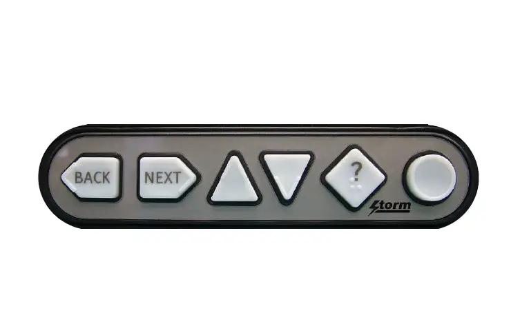 Storm Ezbm-42002 Navbar Sf Silver Illuminated Keys Under-panel Mount Instruction Manual