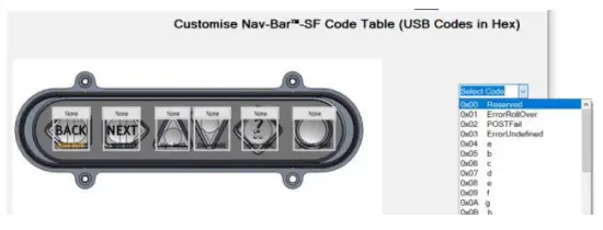 storm-EZBM-42002-NavBar SF Silver Illuminated Keys-Under-Panel-Mount-FIG-8