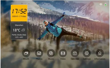 What’s in the box - How to use the WIFI Photo Frame
