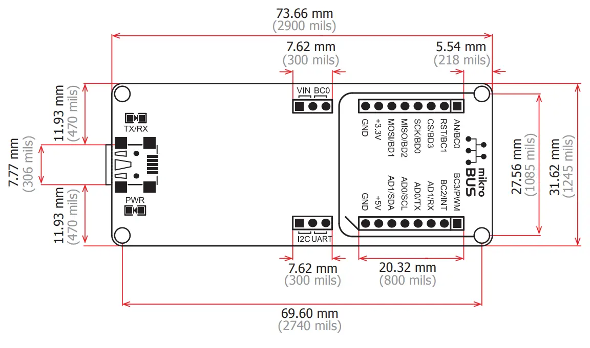 MikroE Click USB Adapter Board - fig 5