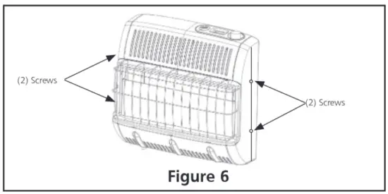 Mr Heater MHVFBF10NG Unvented Natural Gas Fired Room Heater - fig6