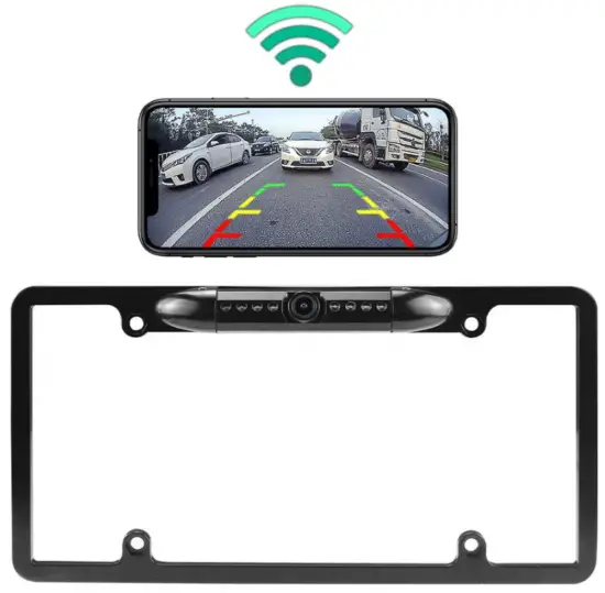 Dongguan Farletter Technology DX 816 5G WIFI Wireless HD 720P License Plate Backup Camera -