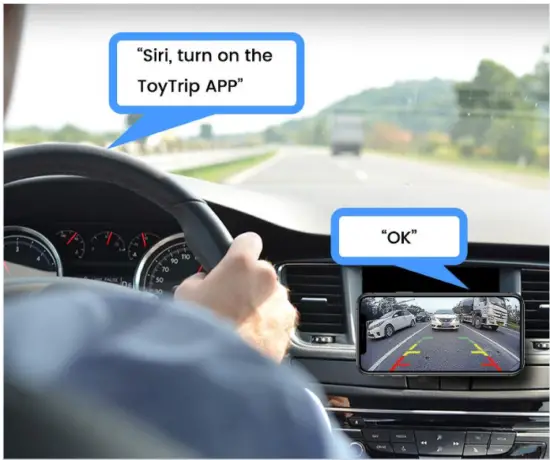 Dongguan Farletter Technology DX 816 5G WIFI Wireless HD 720P License Plate Backup Camera - Call Startup