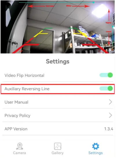 Dongguan Farletter Technology DX 816 5G WIFI Wireless HD 720P License Plate Backup Camera - Call Startup2