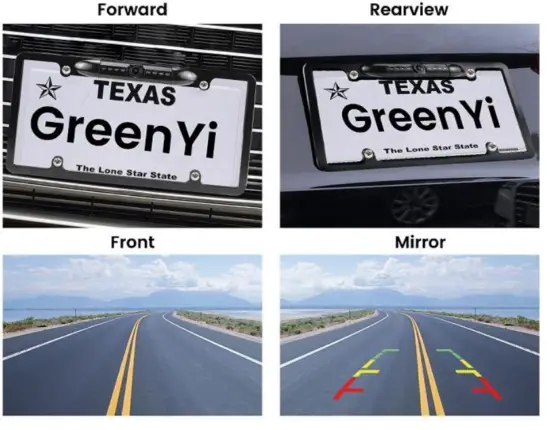 Dongguan Farletter Technology DX 816 5G WIFI Wireless HD 720P License Plate Backup Camera - image in the APP