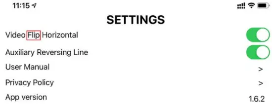 Dongguan Farletter Technology DX 816 5G WIFI Wireless HD 720P License Plate Backup Camera - image in the APP2