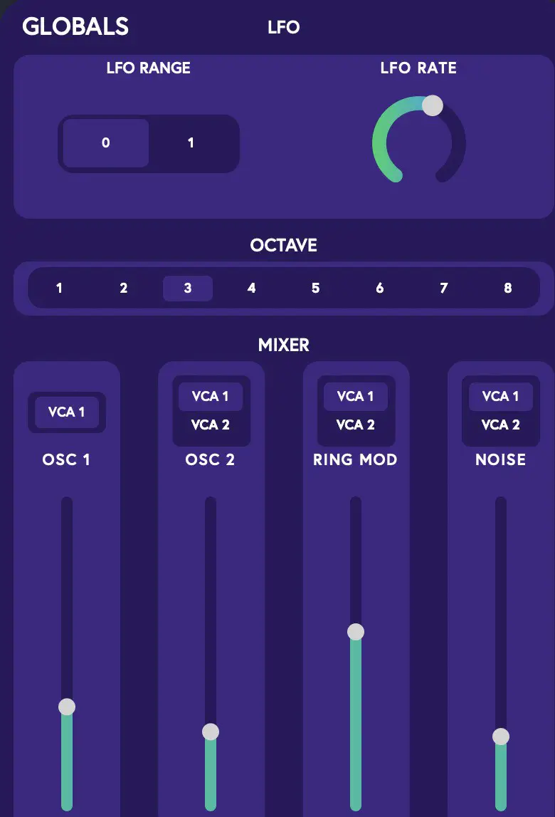 ARTIPHON 1500000323221 Orba Synthesizer - Globals
