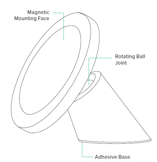 iottie MGSFIO102 Velox Magnetic Flush Mount 1