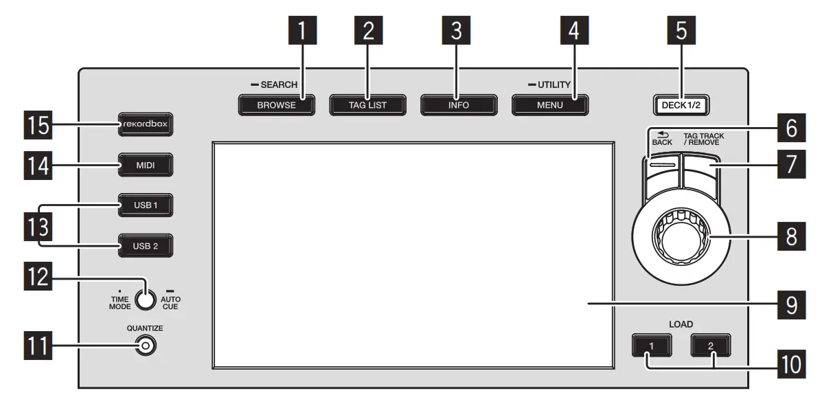 Pioneer All-In-One DJ -Browse section