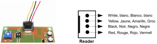 cebek DA 10 12VDC Machinery control by finger - Fingerprint reader