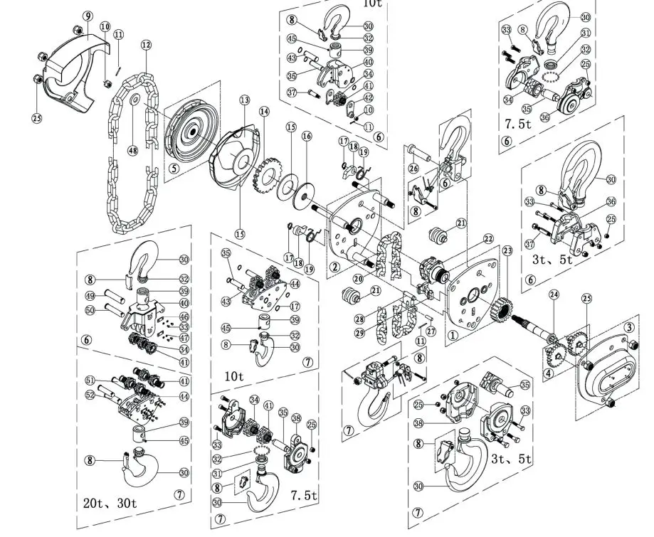 LINX-LIFT-13157-TX-Series-Manual-Chain-Hoist-18