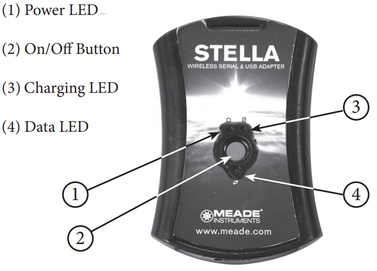 Meade Stella Wi-Fi Adapter Owner's Charging LED