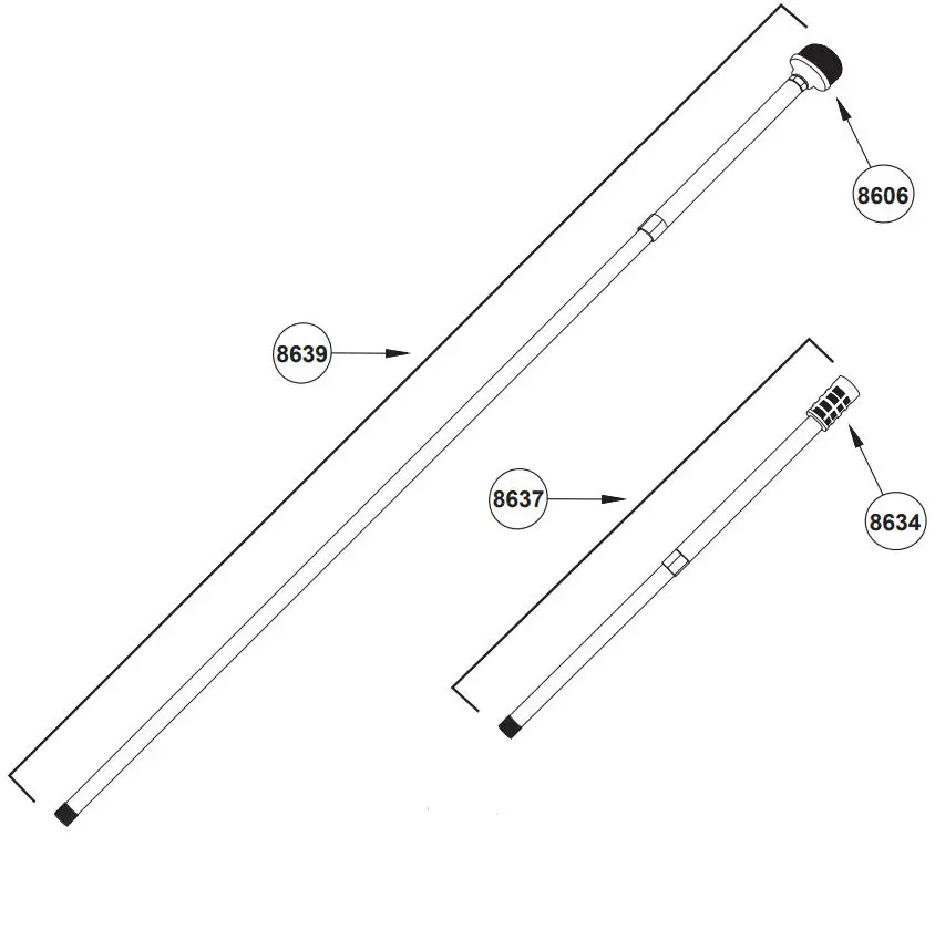 nox-crete PPS-P Perfect Power Sprayer User Guide - PPS Shut-Off , Wand Assembly and Intake Tube Parts List