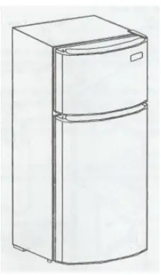 SUMMIT FF71ES Compact Refrigerator Freezer