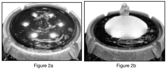 BERNINI FOUNTAIN Roman Flippable Fountain Tower with 3 in 1 Finial - Light Dome