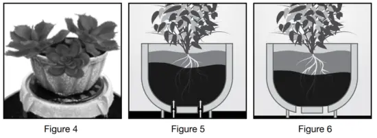 BERNINI FOUNTAIN Roman Flippable Fountain Tower with 3 in 1 Finial - Watering System