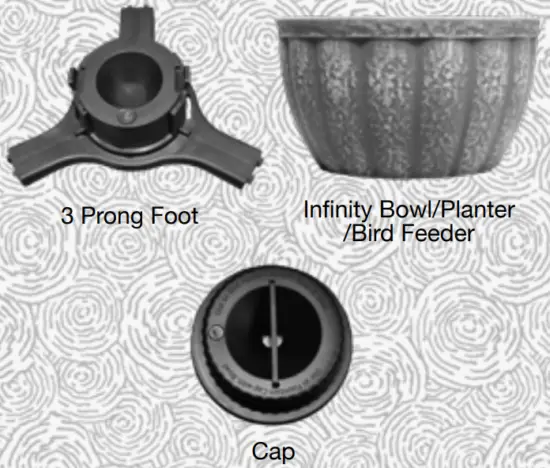 BERNINI FOUNTAIN Roman Flippable Fountain Tower with 3 in 1 Finial - will need