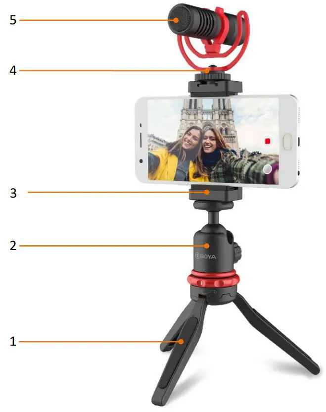 BOYA VG350 Smart Phone Video Kit User Manual - Product Overview